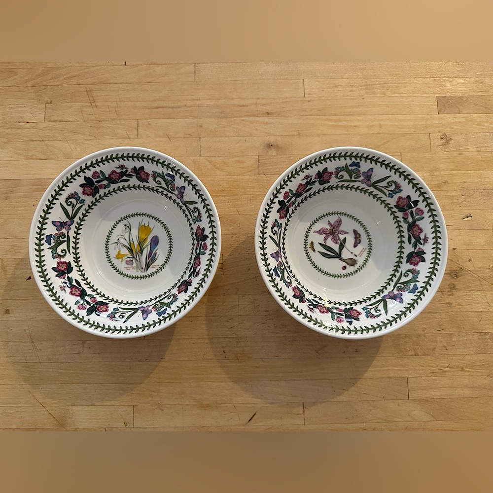 Portmeirion "Variations" by Susan Williams-Ellis cereal/oatmeal bowls
